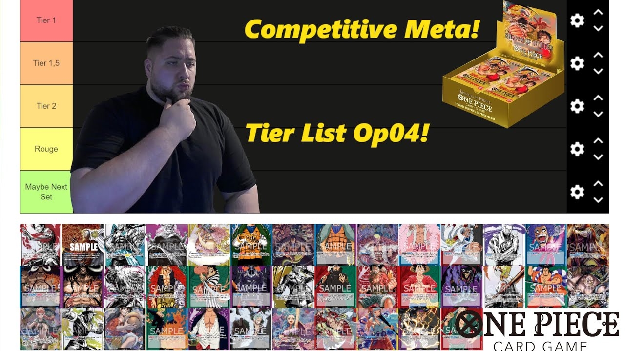 COMPETITIVE Meta Tier List OP04 One Piece Card Game TCG 2023 Giveaway YouTube