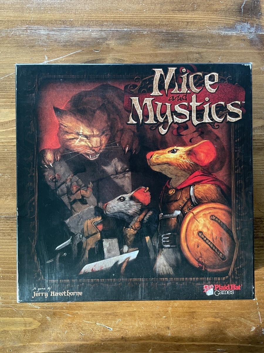 COMPLETE Mice Mystics Board Game Plaid Hat PLAYED 1x Strategy Cooperative EUC EBay