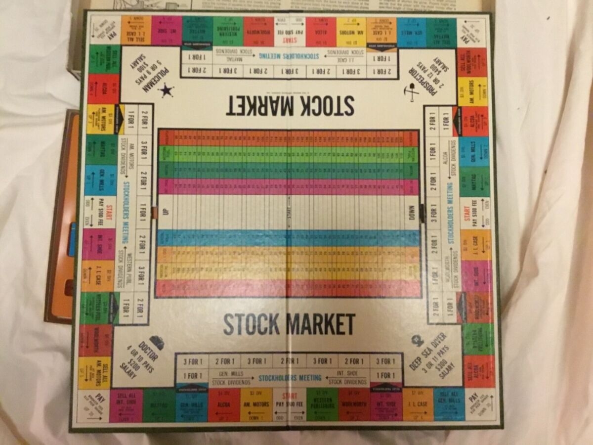 COMPLETE Vintage Stock Market Board Game New Deluxe Edition 1968 NM EBay