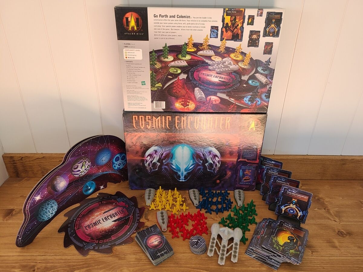 Cosmic Encounter Board Game Intergalactic Alliances Hasbro Avalon Hill 2000 EBay