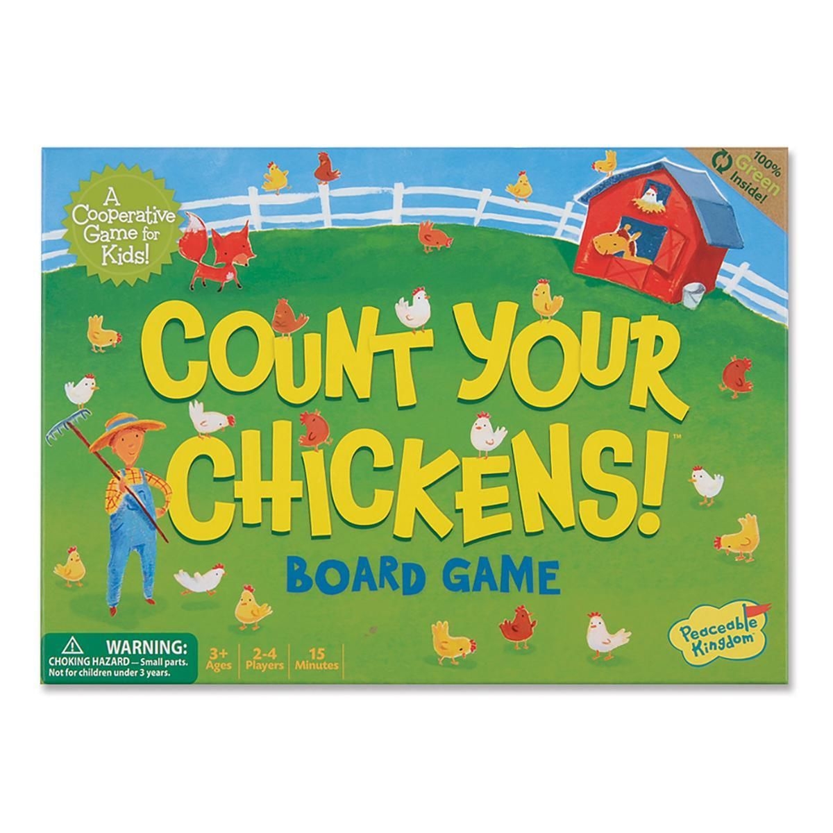 Count Your Chickens Board Game For Small Hands