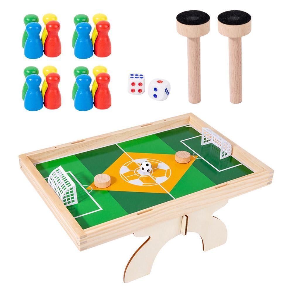 Crash Bash Board Game 2 in 1 Table Football Flying Chess Toy Double Si Y4E5 Walmart