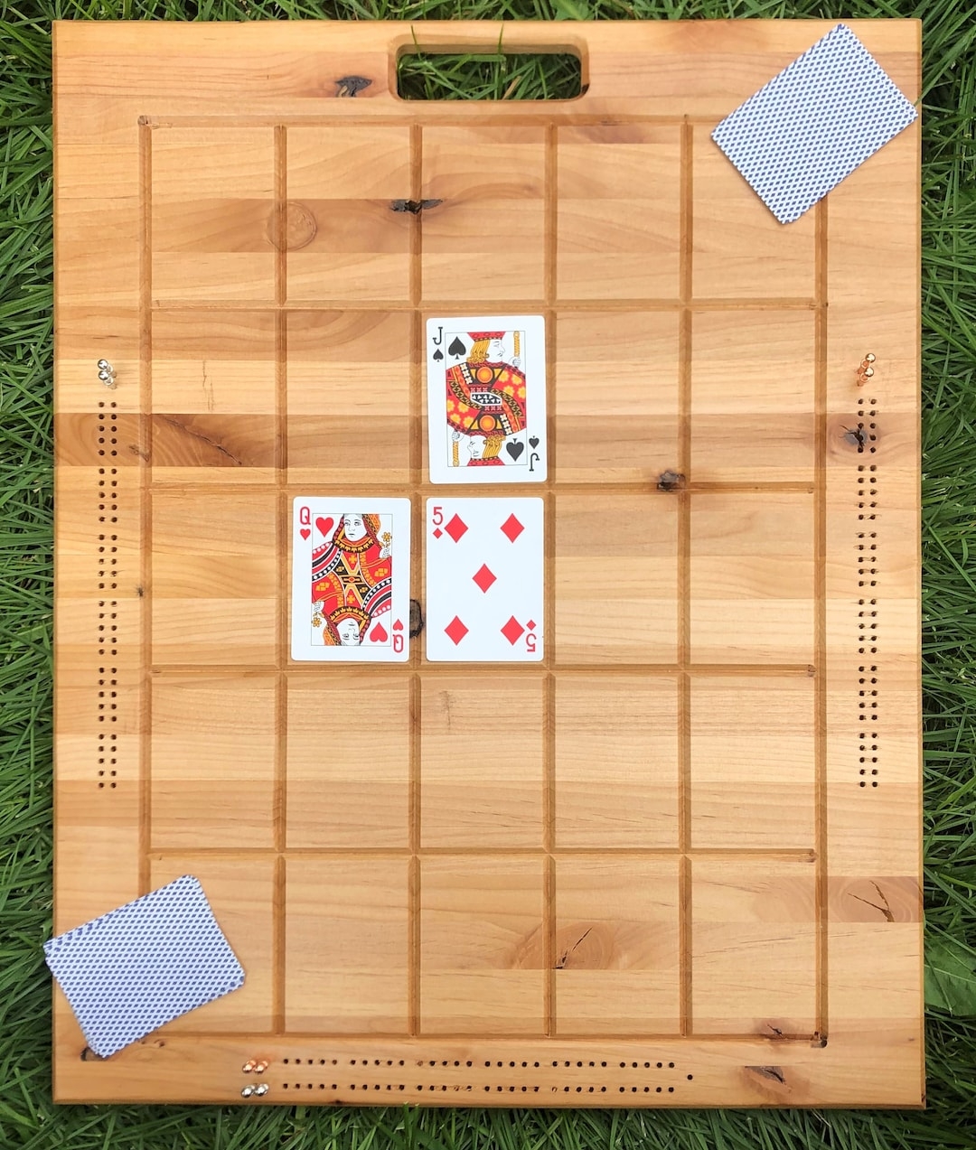 Cross Cribbage Board Game With A Storage For Stainless Steel Pegs For Easy Travel With Deck Of Cards Cribbage s Board Game Personalized Gift Etsy