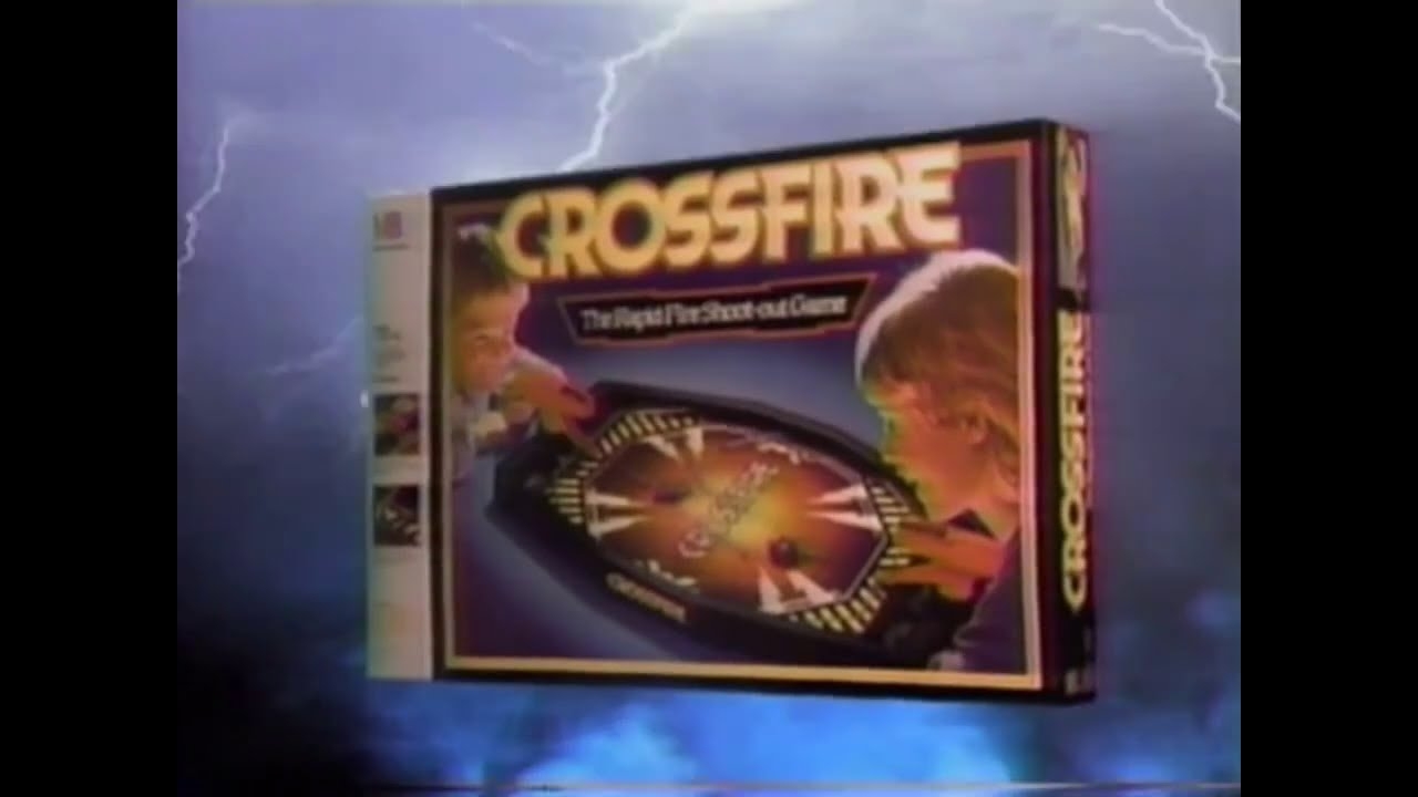 Crossfire Game Milton Bradley 1991 Commercial YouTube