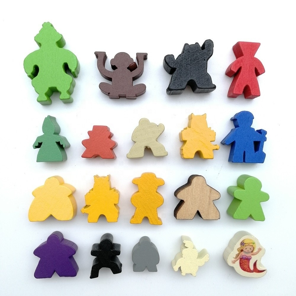 human-shaped board game piece