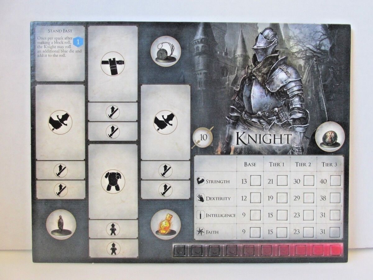 Dark Souls Board Game Replacement Knight Character Player Board New EBay