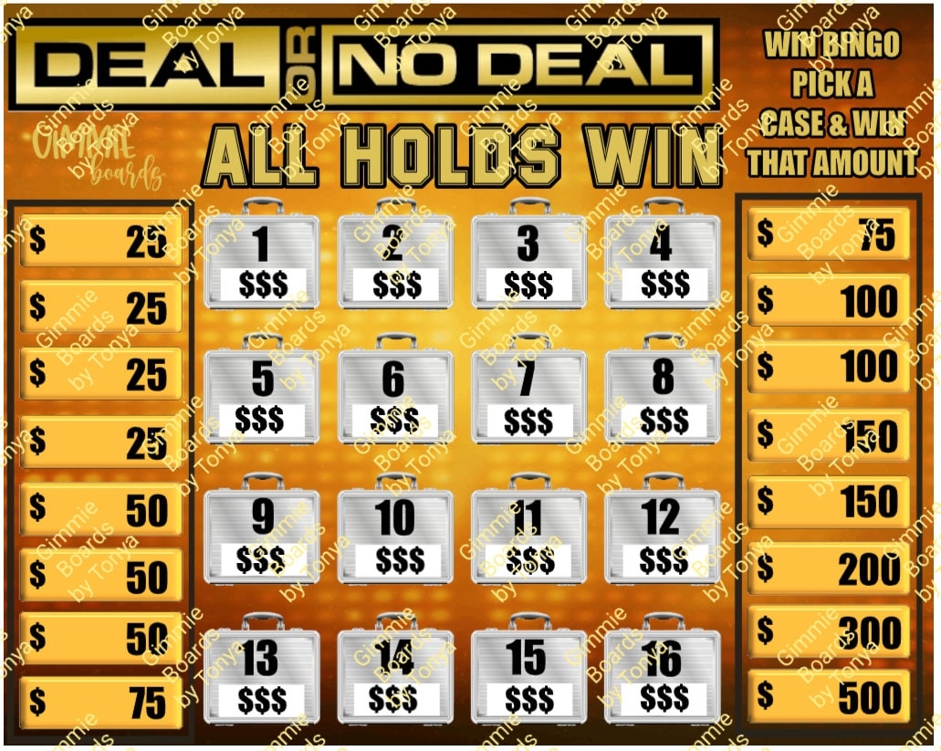 deal or no deal board game