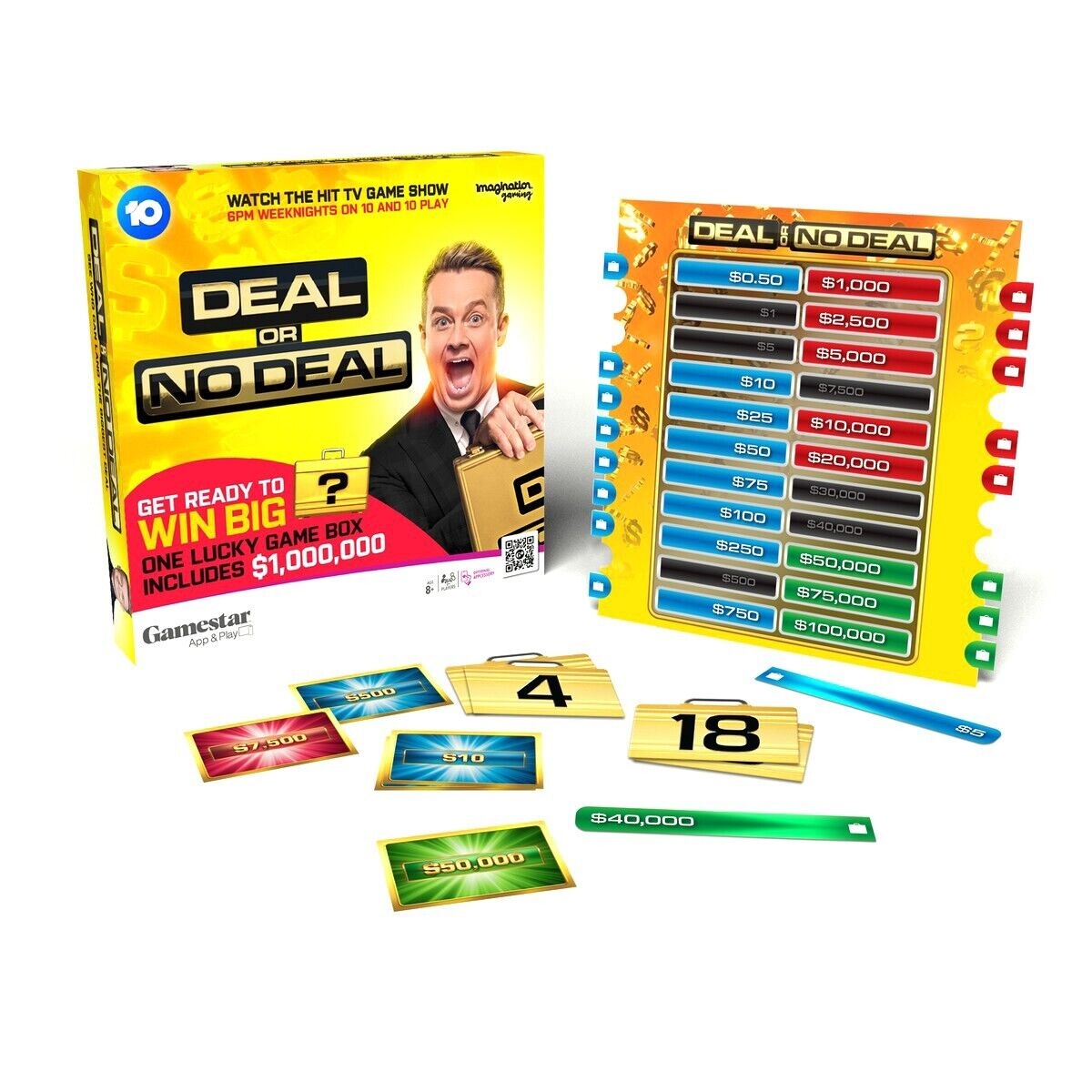 Deal Or No Deal Family Indoor Fun Board Game Activity Chance To Win 1 Million 8 EBay