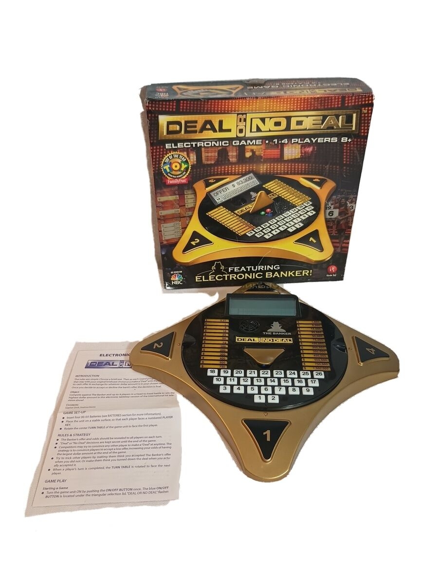 DEAL OR NO DEAL NBC Electronic Game 1 4 Players TESTED WORKING EBay