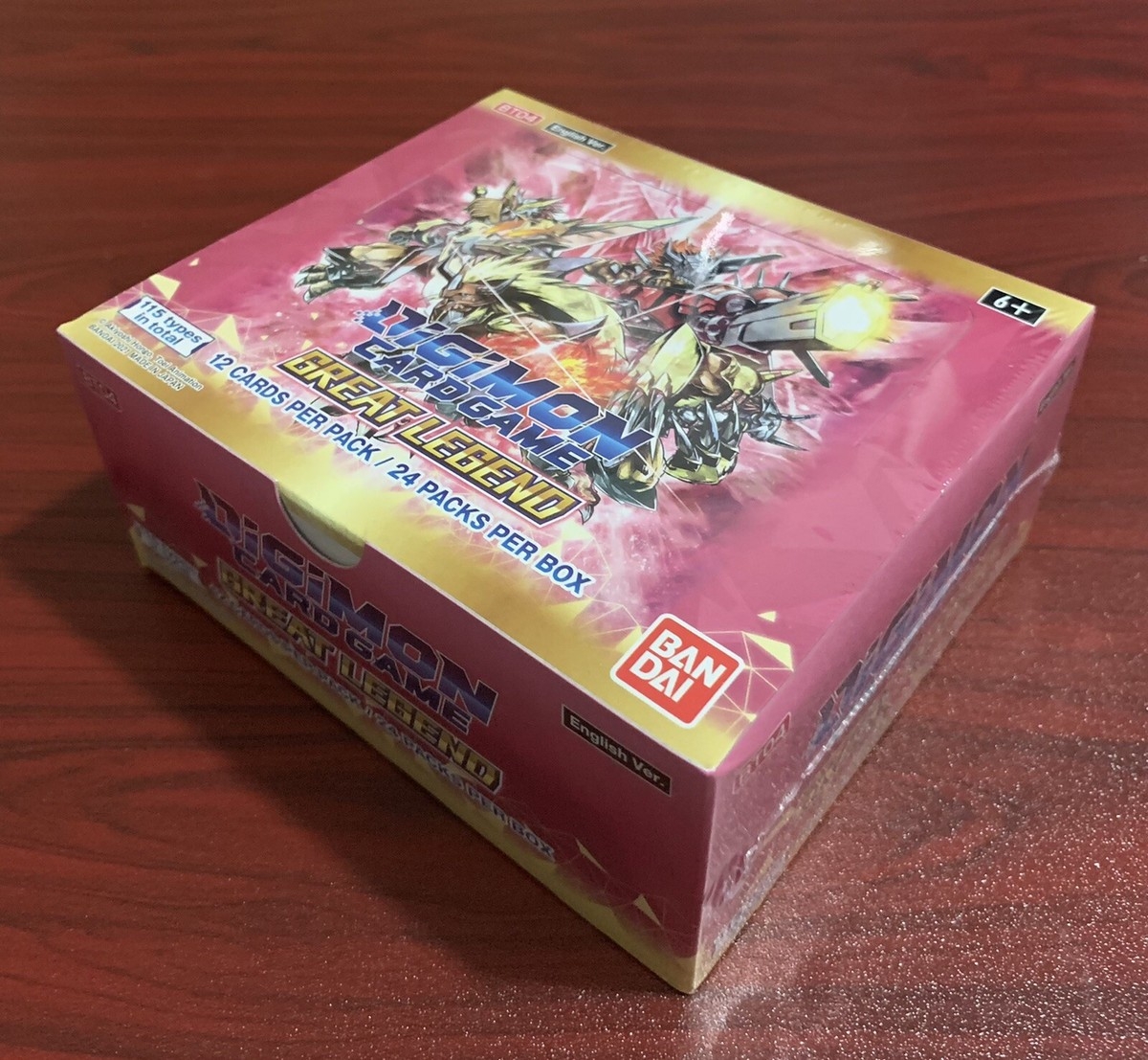DIGIMON CARD GAME BT04 BT4 GREAT LEGEND BOOSTER BOX ENGLISH 24 PACKS EBay