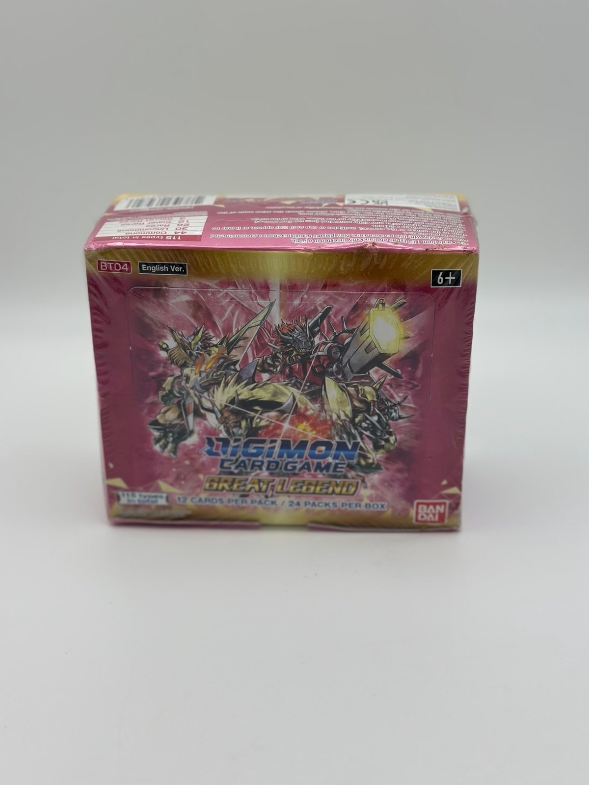 digimon card game: great legend booster box