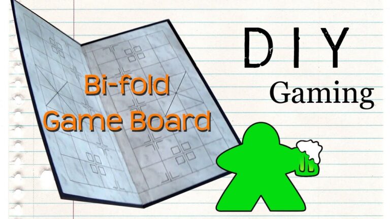 DIY Gaming How To Make A Bi fold Gameboard YouTube