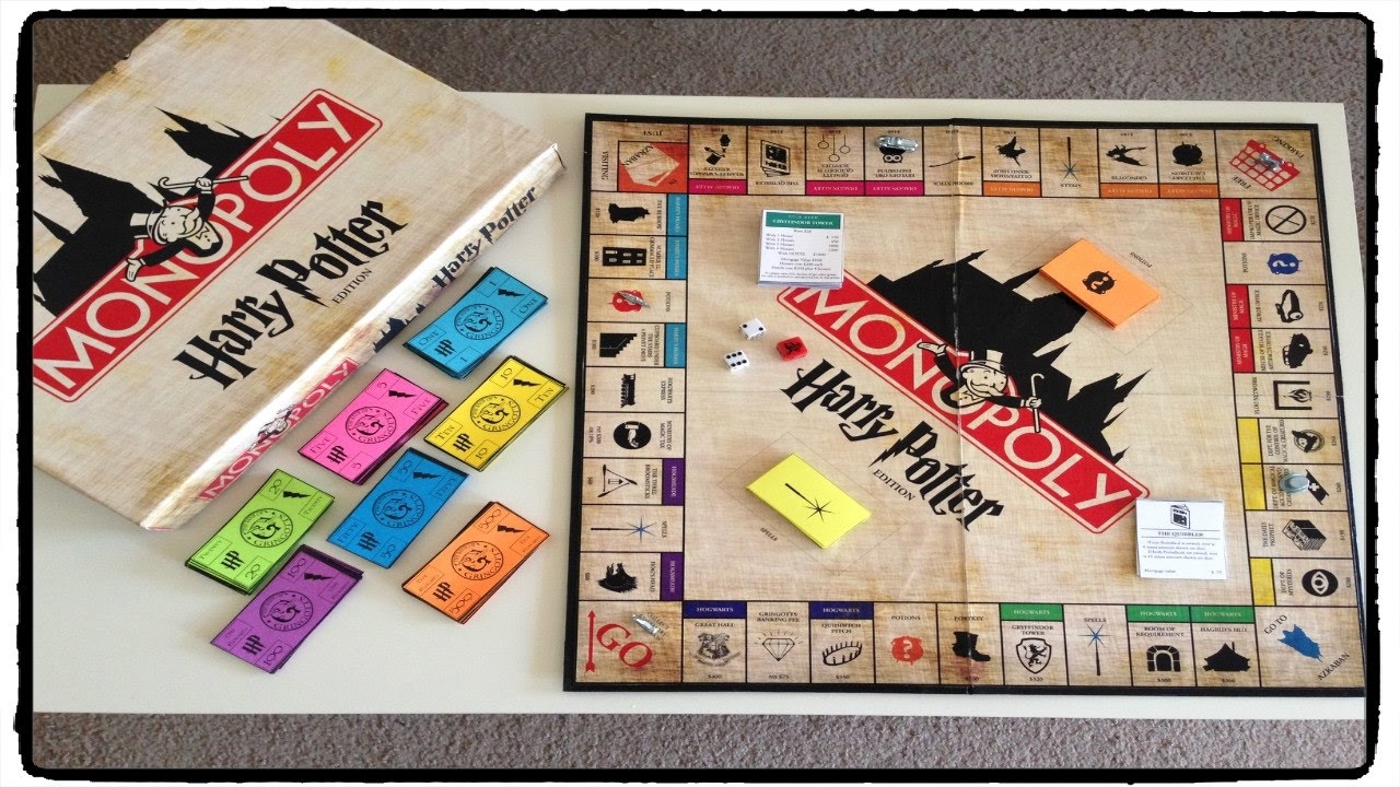 harry potter monopoly board game