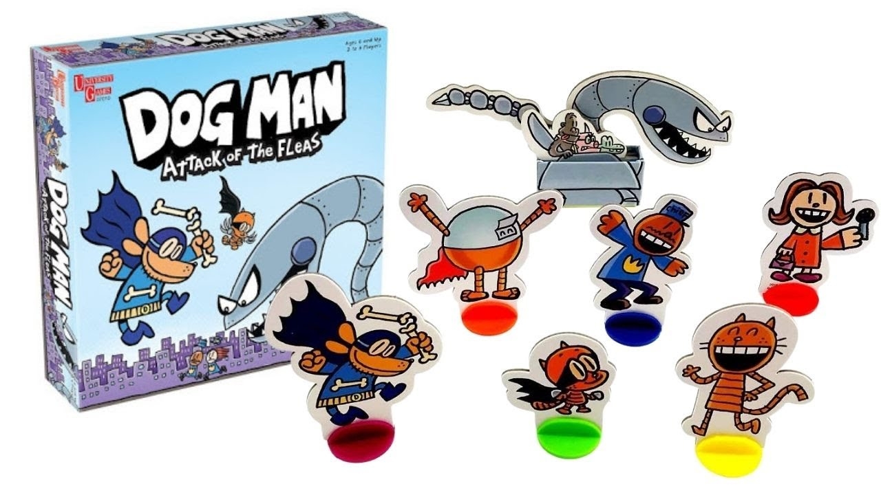 DOGMAN Attack Of The Fleas Board Game By University Games YouTube