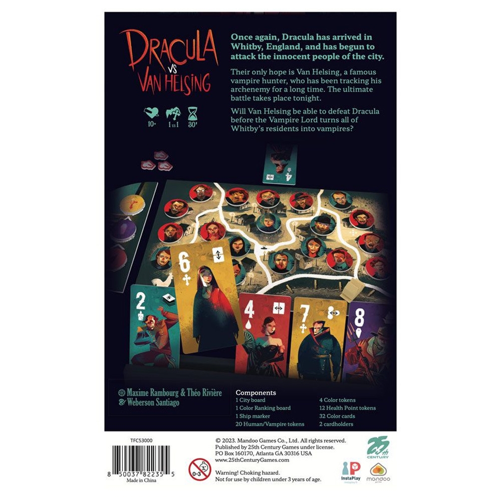 Dracula Vs Van Helsing Board Games Miniature Market