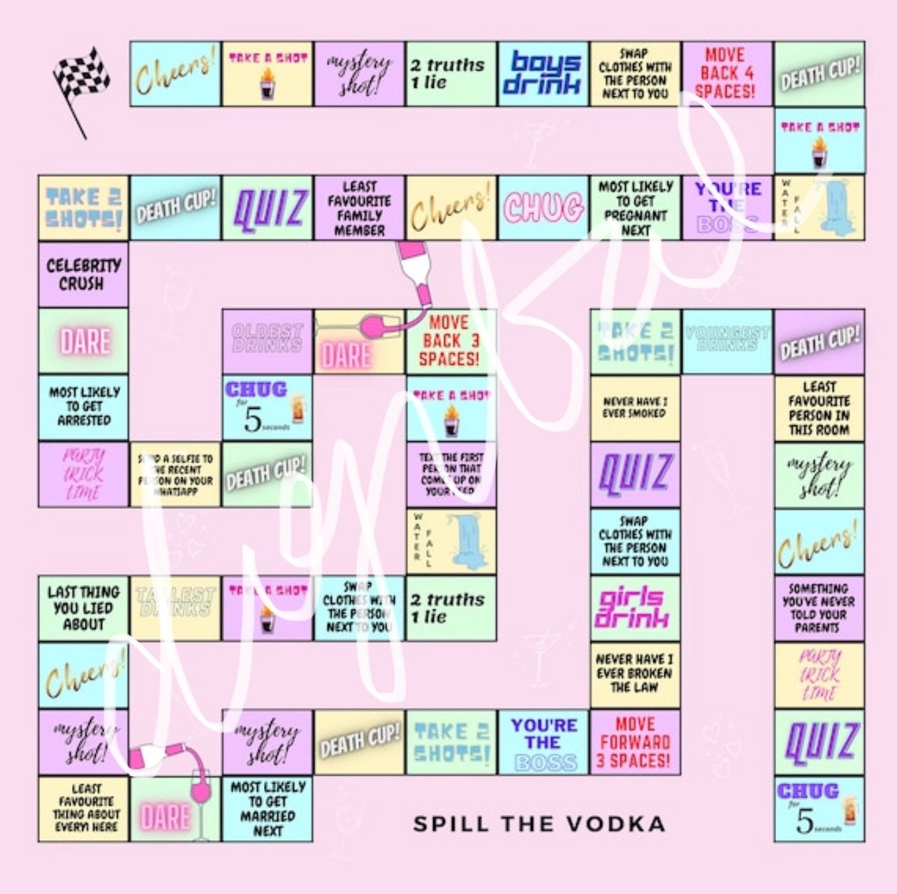 drinking game board game