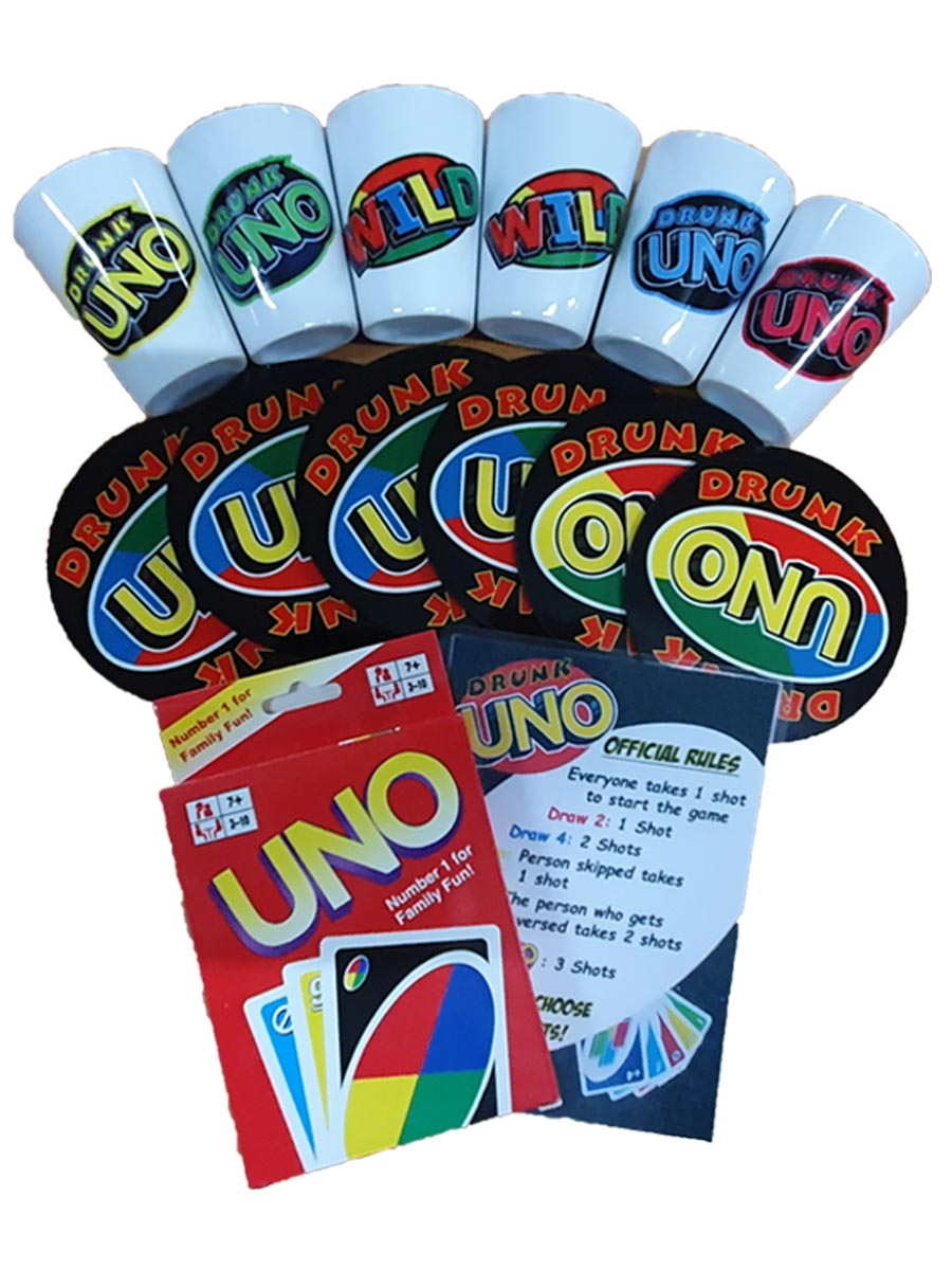drunk uno card game