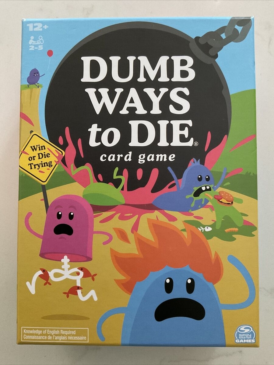 dumb ways to die card game