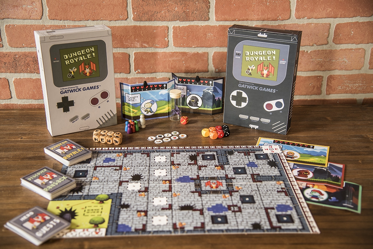 Dungeon Royale A Dungeon Crawl Board Game In The Style Of A Retro Video Game Casual Game Revolution