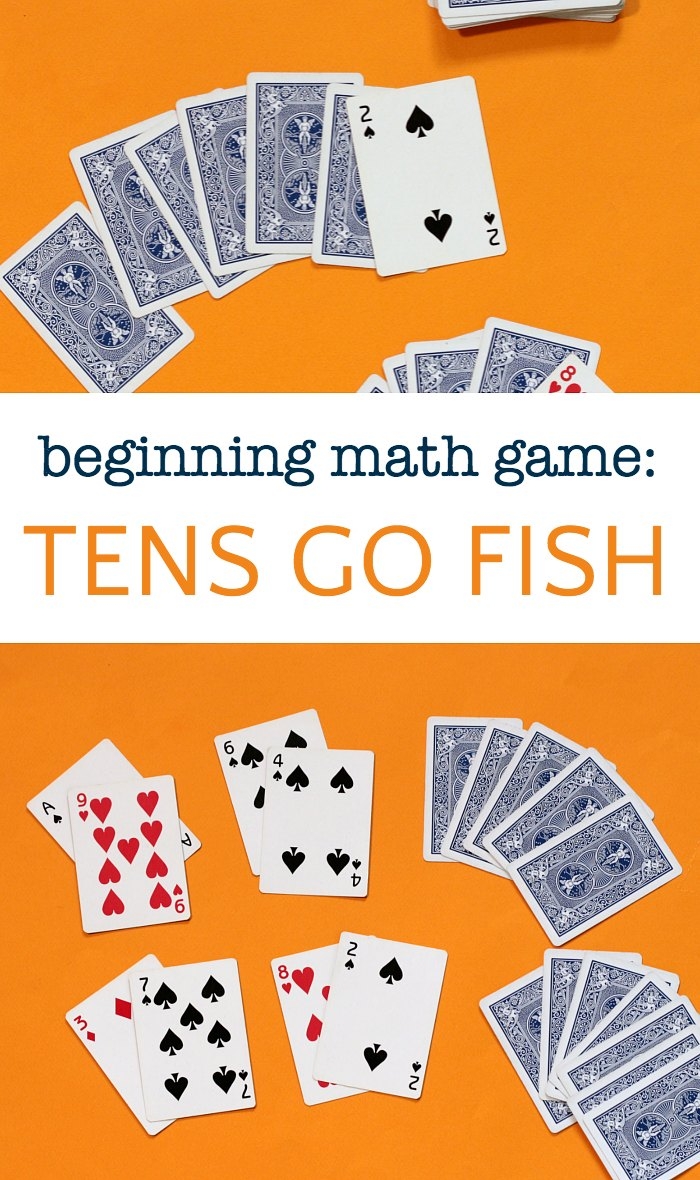 Easy Math Game Tens Go Fish