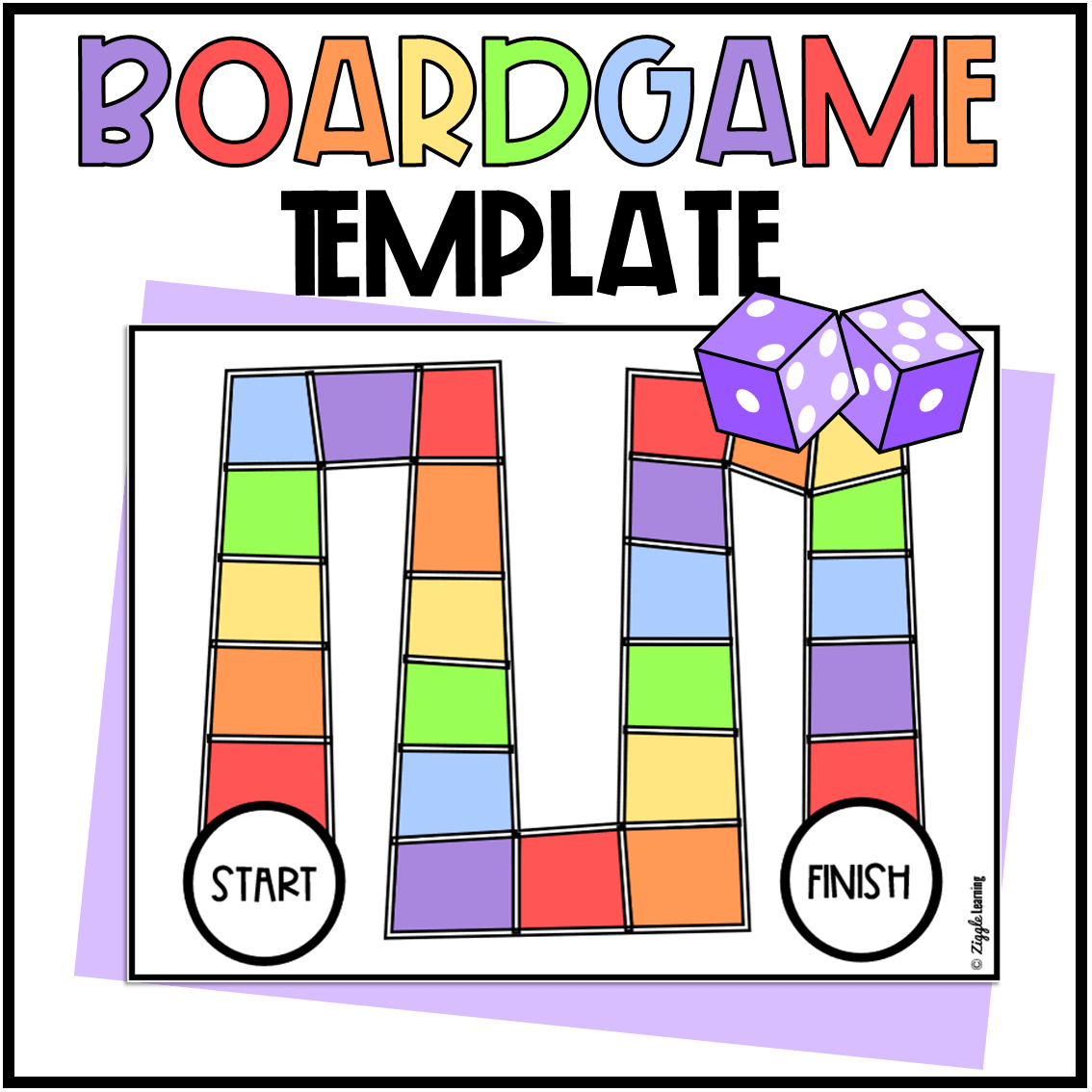 board game template printable