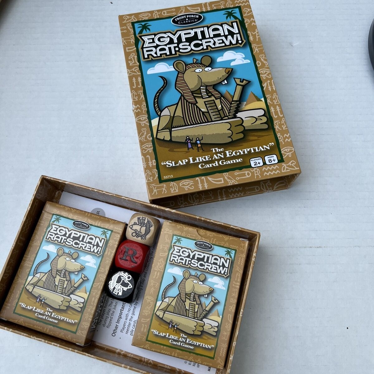 Egyptian Rat Screw Card Game Slap Card Game Front Porch Classics EBay