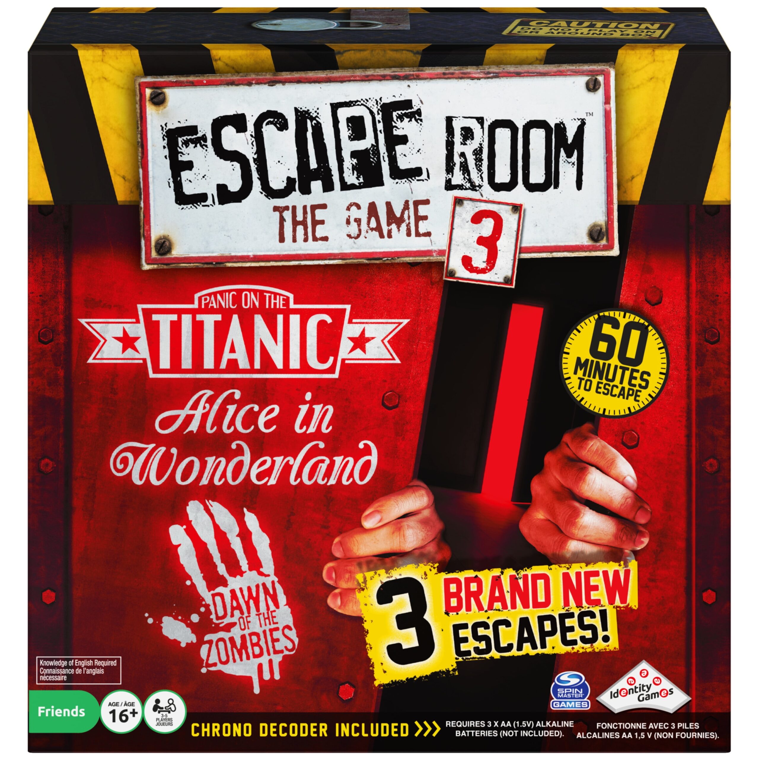 Escape Room Version 3 Board Game For Family Adults And Kids Ages 16 And Up Walmart