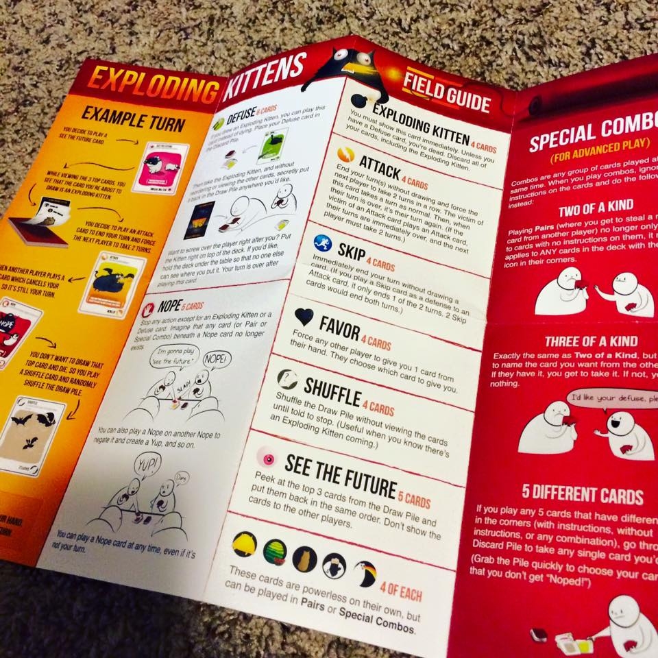 Exploding Kittens Card Game Review Bizarre Brunette
