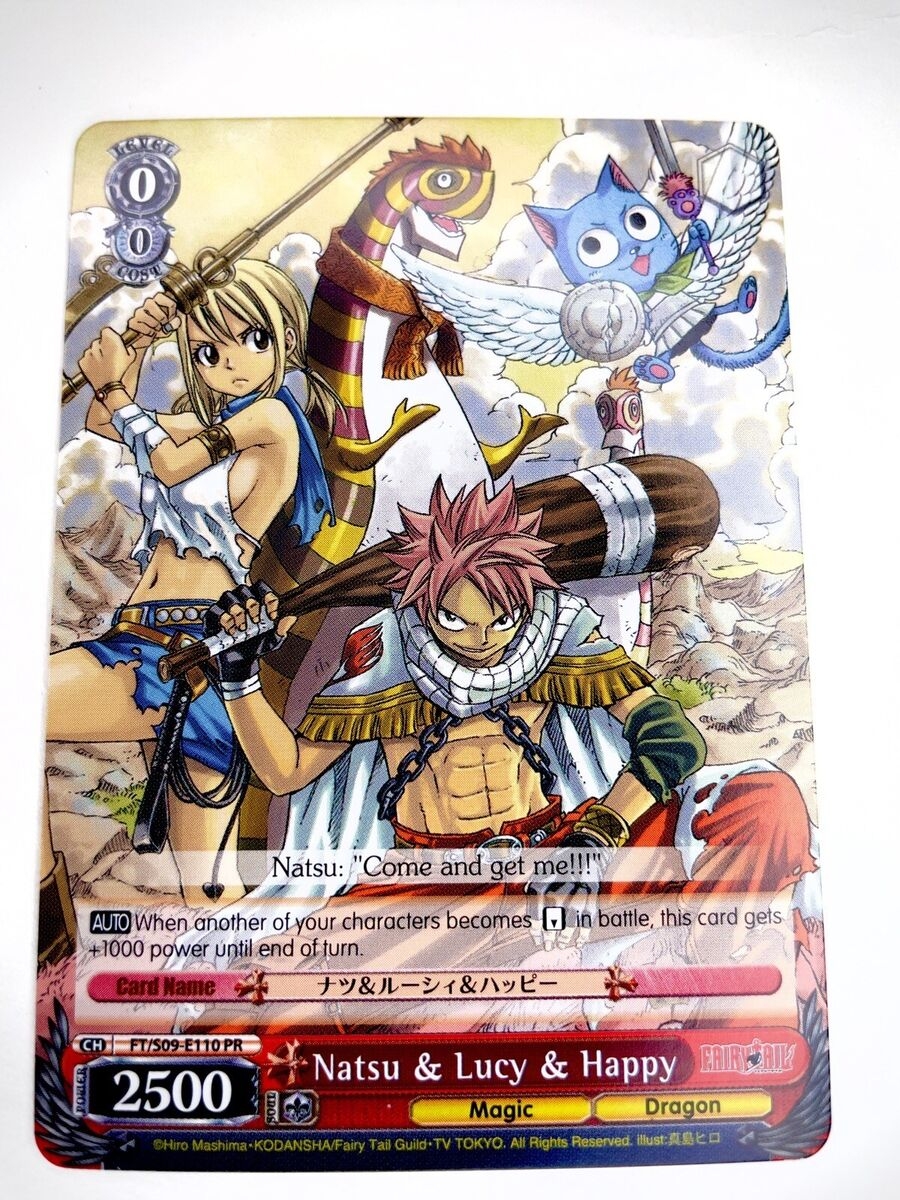 Fairy Tail Weiss Schwarz Promo Card EBay
