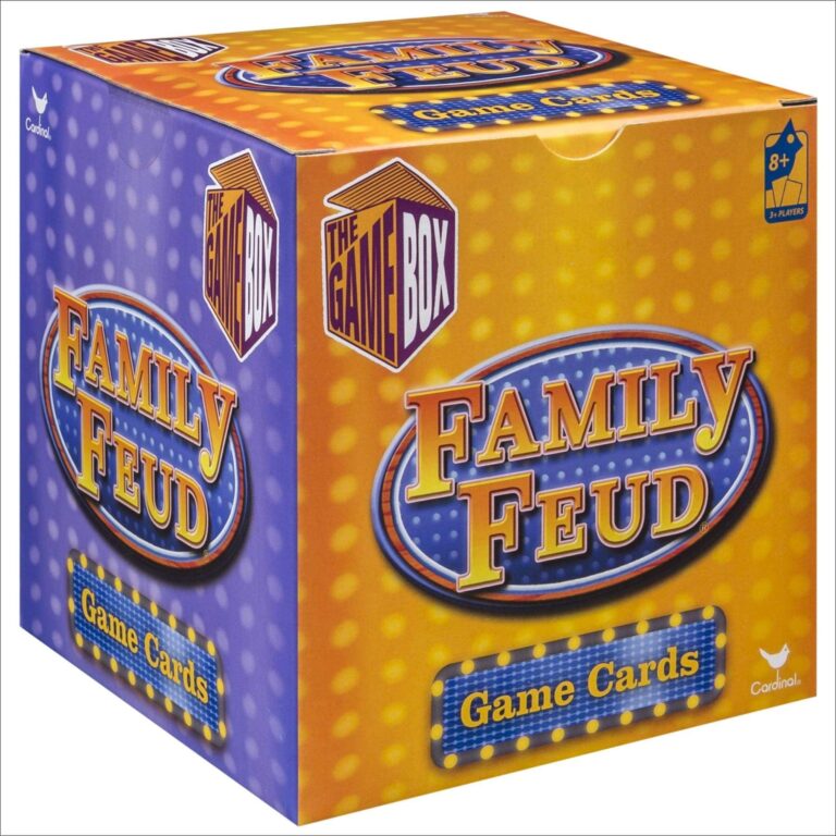 Family Feud Trivia Box Card Game Compact Portable Adult Board Game For 2 6 Players Ages 8 Walmart
