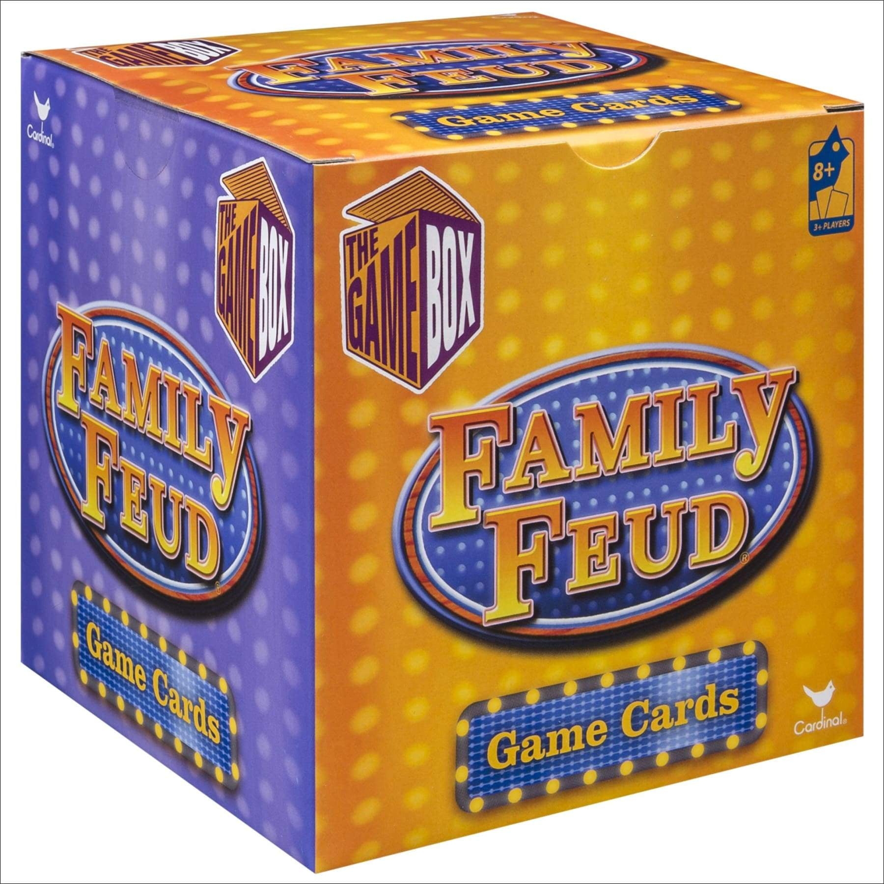 Family Feud Trivia Box Card Game Compact Portable Adult Board Game For 2 6 Players Ages 8 Walmart