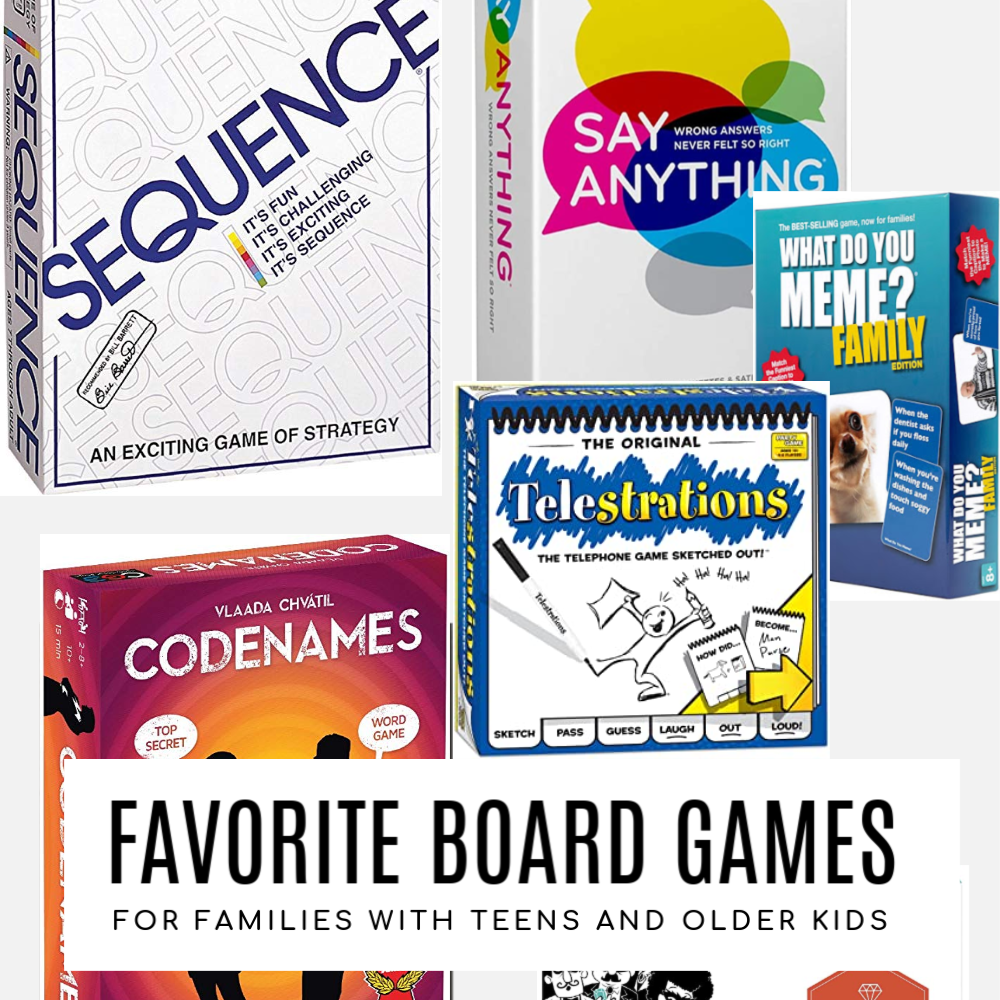Favorite Board Games For Older Kids And Teens Uncommon Designs