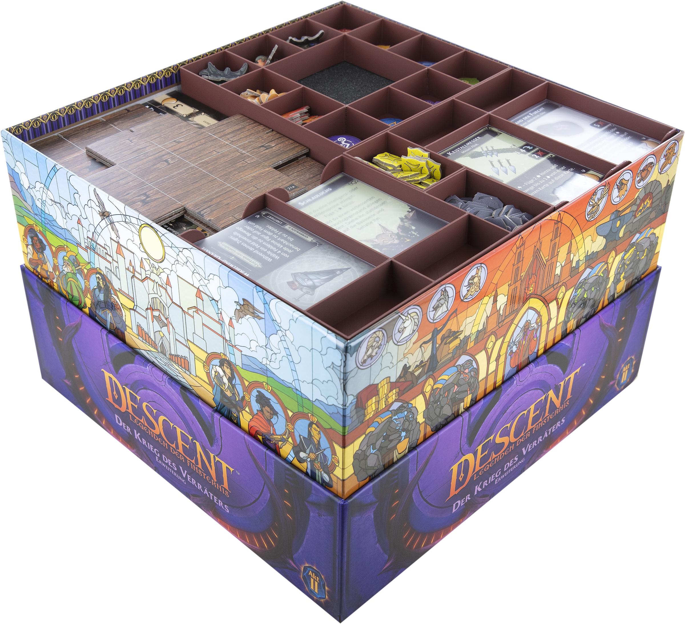 Feldherr Foam Set Organizer Inserts For Descent Legends Of The Dark The Betrayer s War Board Game Box Feldherr Figure Cases Free European Shipping Available I Store Bags Backpacks And Foam Tra