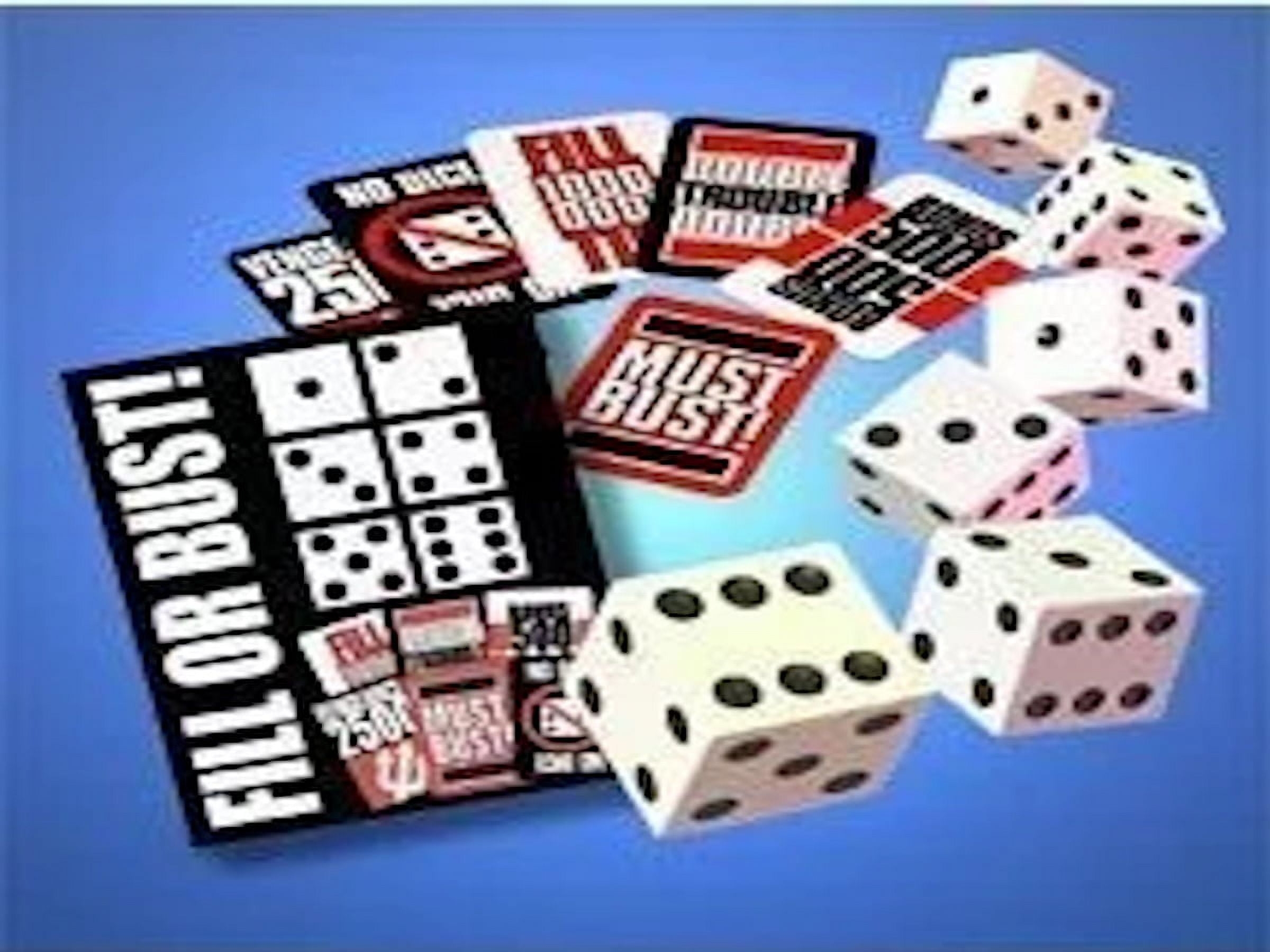 Fill Or Bust Card And Dice Game Fun For Adults And All Ages Perfect For Party Family Game Night Birthdays Xmas Walmart Fill Or Bust Card And Dice Game Fun For Adults And All Ages Perfect For Party Family Game Night Birthdays Xmas Walmart
