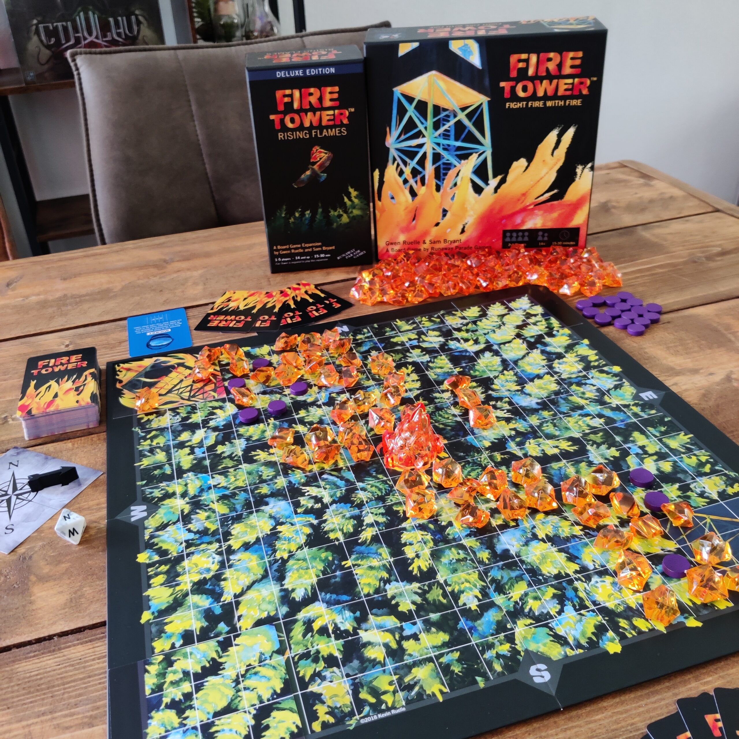 Fire Tower Rising Flames BoardGamesWithCouple