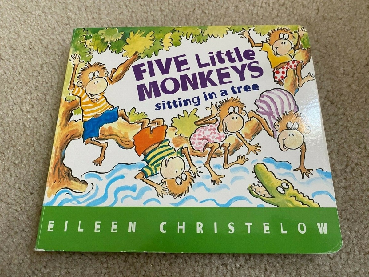 Five Little Monkeys Sitting In A Tree Board Books Eileen Christelow LIKE NEW 9780395980330 EBay