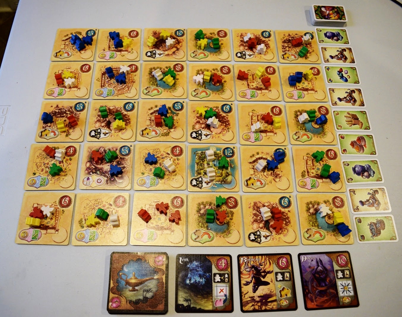 Five Tribes Merchants And Djinns And Viziers Oh My The Cardboard Herald