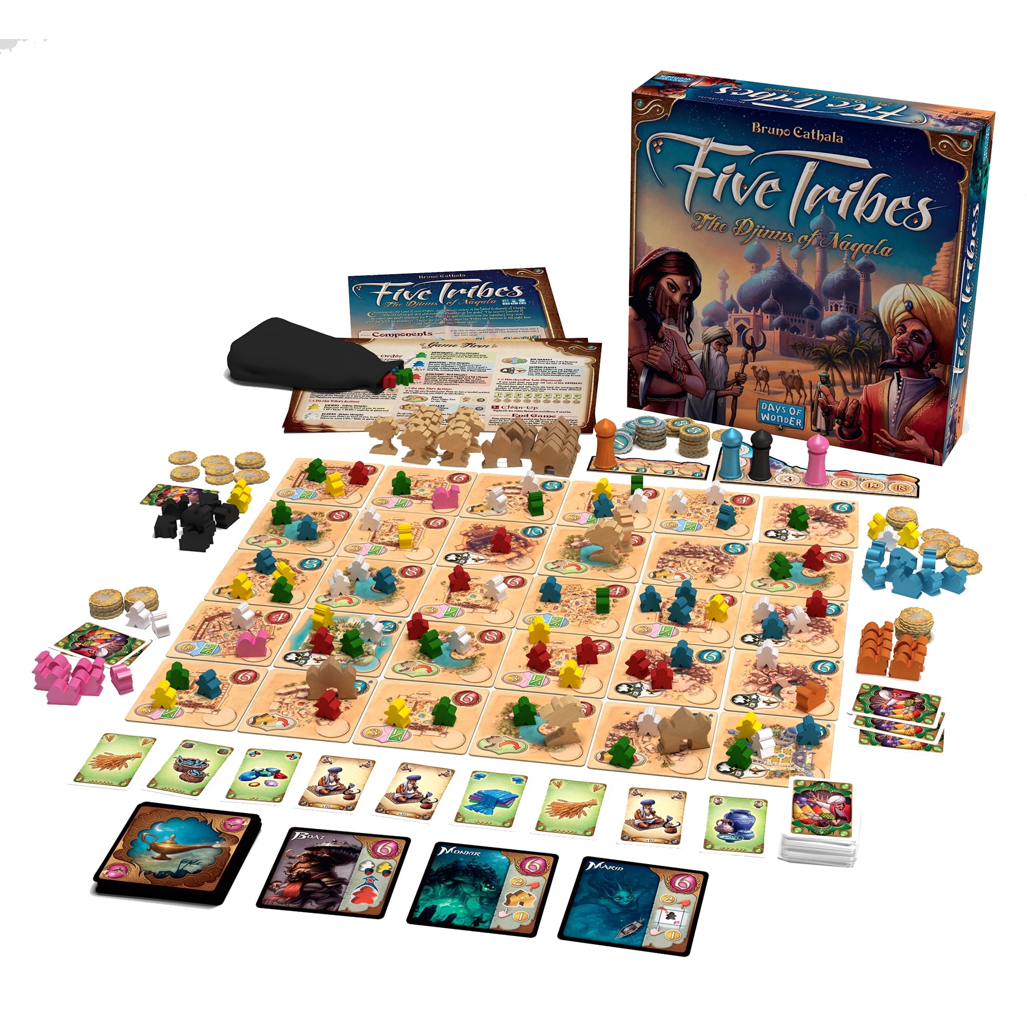 Five Tribes Strategy Board Game For Ages 13 From Asmodee Walmart
