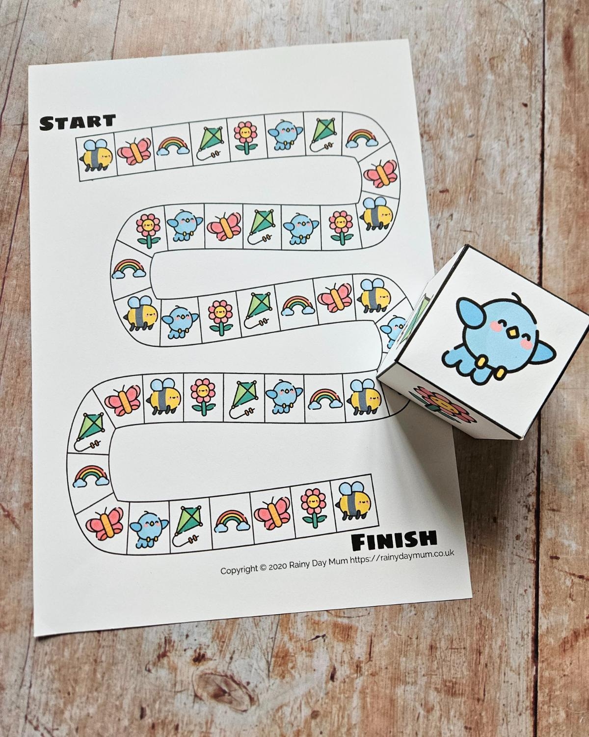 FREE Printable Spring Game For Toddlers And Preschoolers