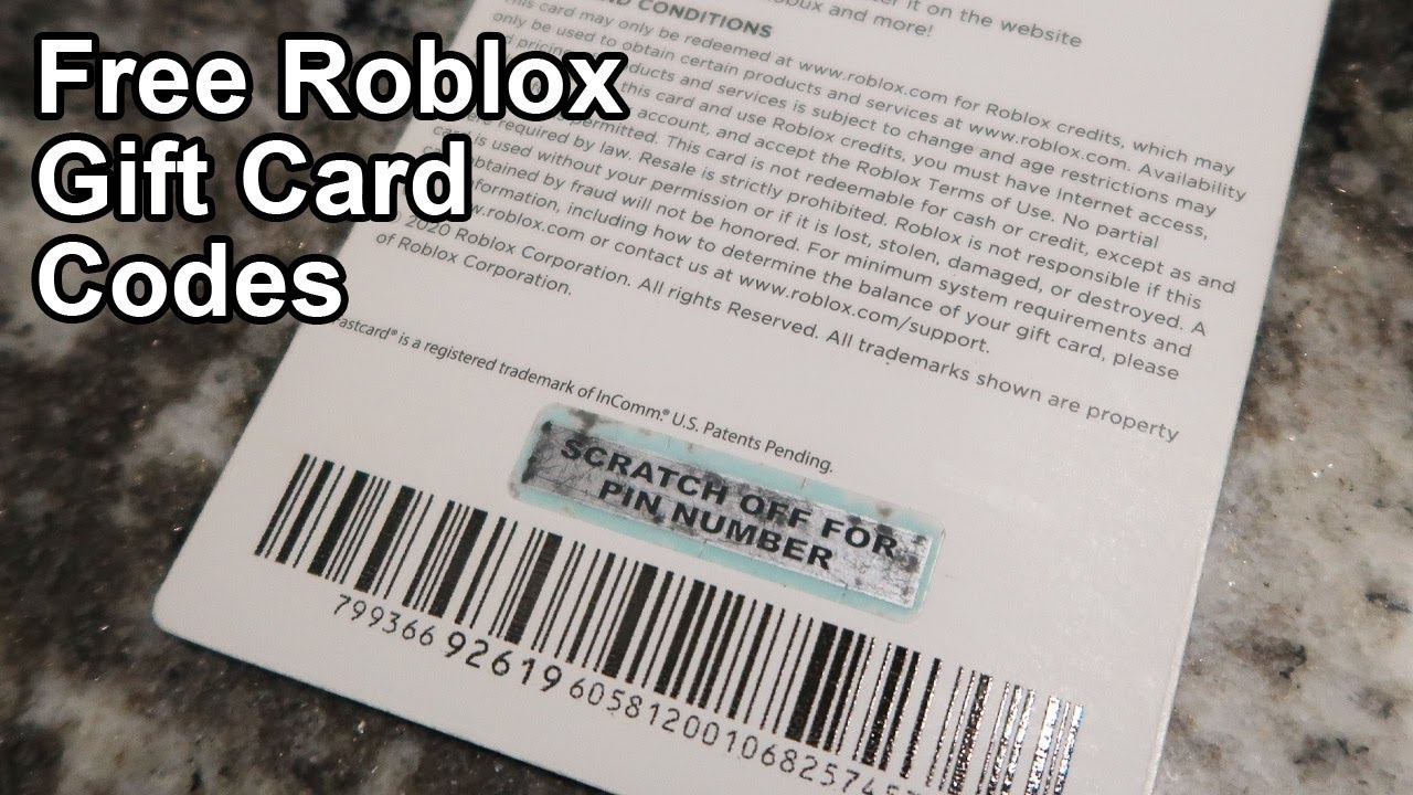 Free Roblox Gift Card Codes 2023 24 YouTube Free Roblox Gift Card Codes 2023 24 YouTube