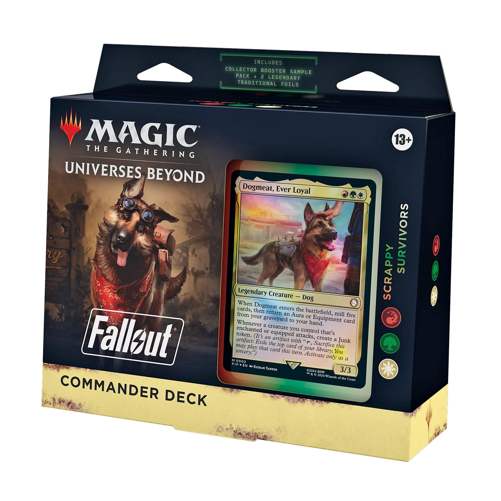 Free Shipping Magic The Gathering Trading Card Games Fallout Commander Deck Scrappy Survivors Walmart Business Supplies