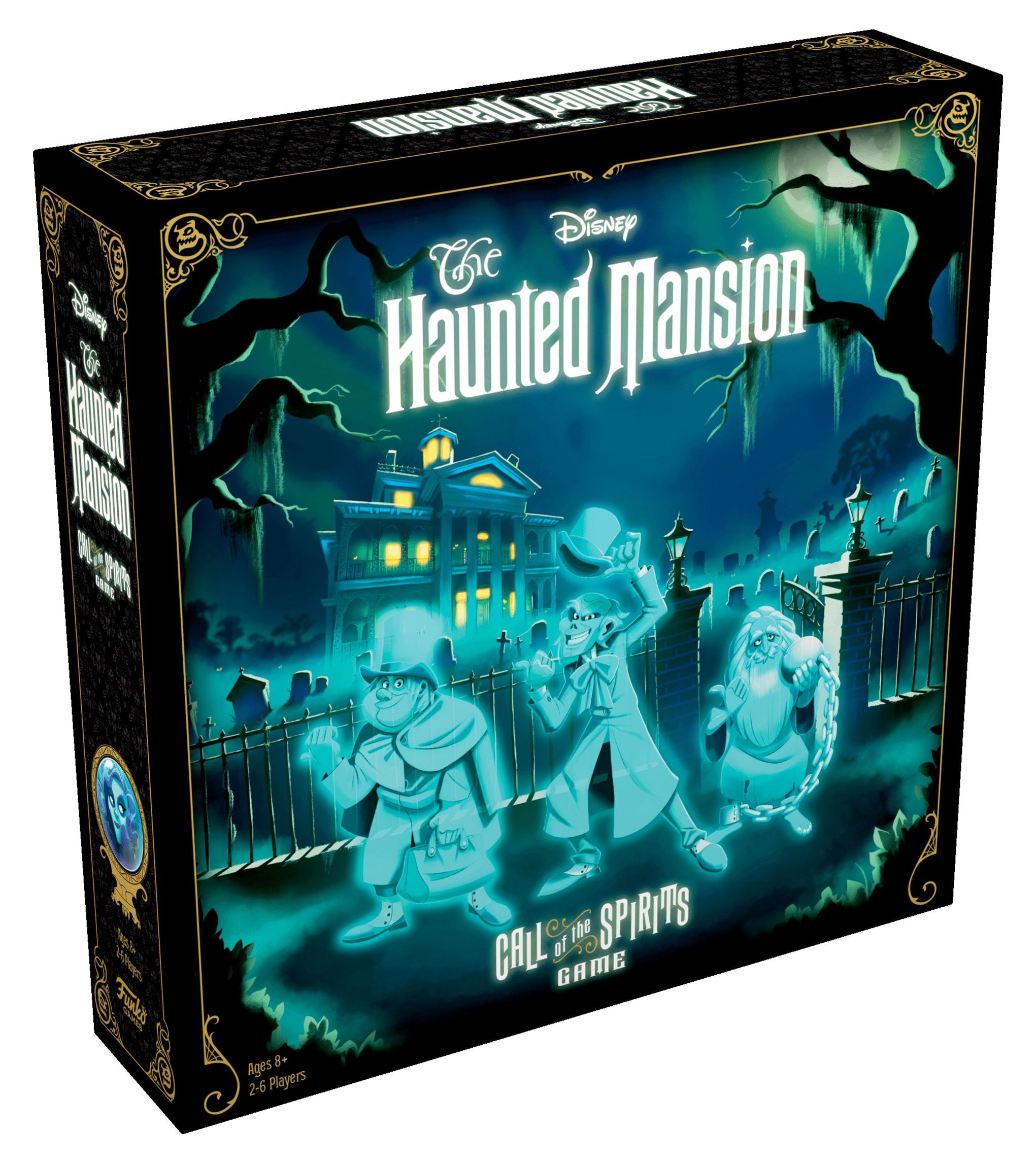 Funko Disney Haunted Mansion Board Game Family Fun With Ghosts And Spirits For Ages 9 Walmart