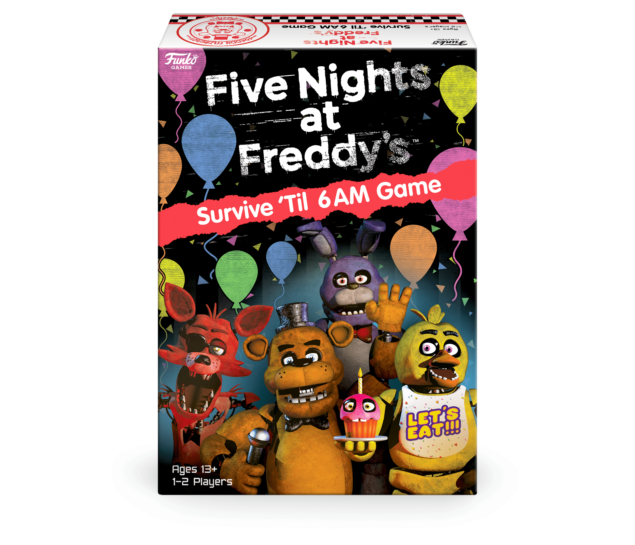 Funko Games FNAF Board Game Five Nights At Freddy s Fazbear Security Survive Til 6AM With Card Play Walmart