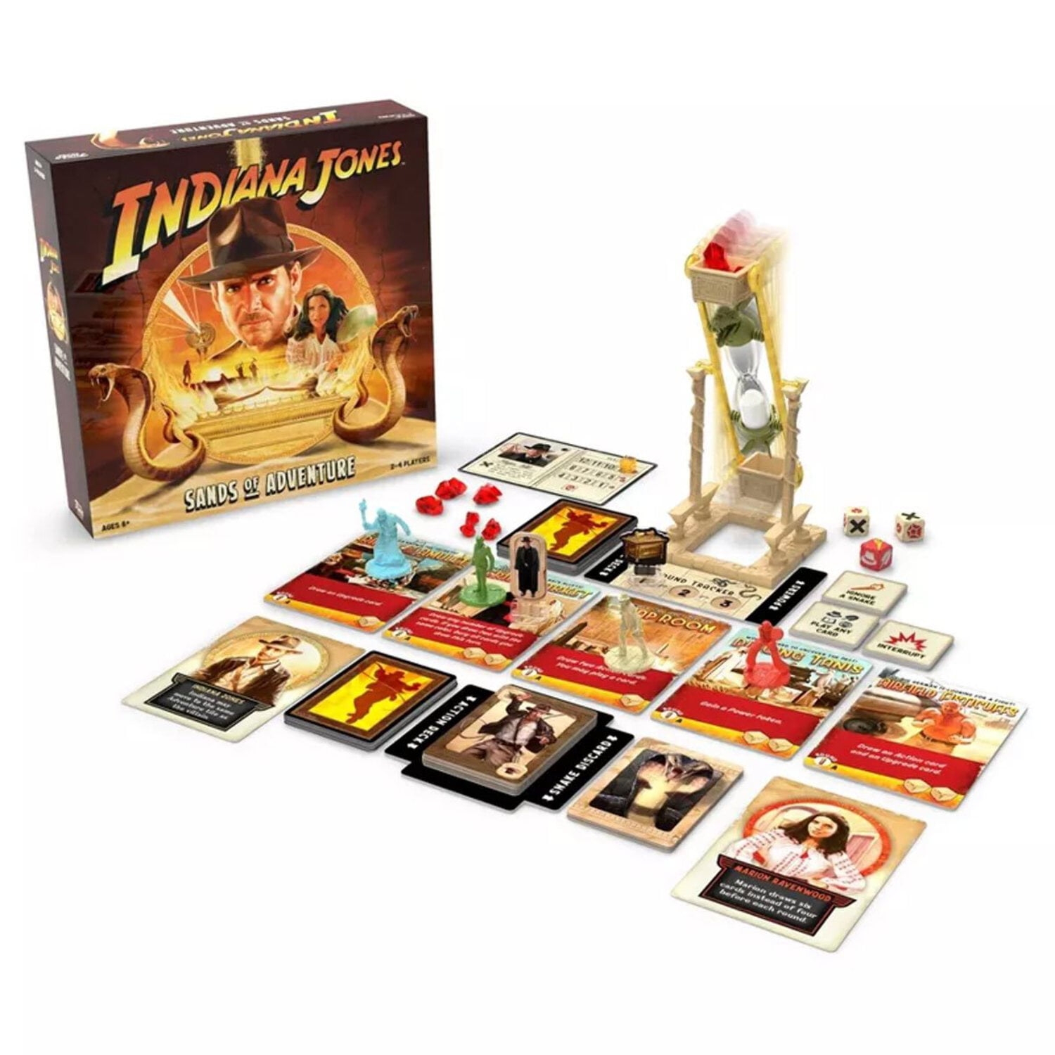 Funko Indiana Jones Sands Of Adventure Strategy Board Game Ages 8 2 5 X 10 5 X 10 5 In Walmart