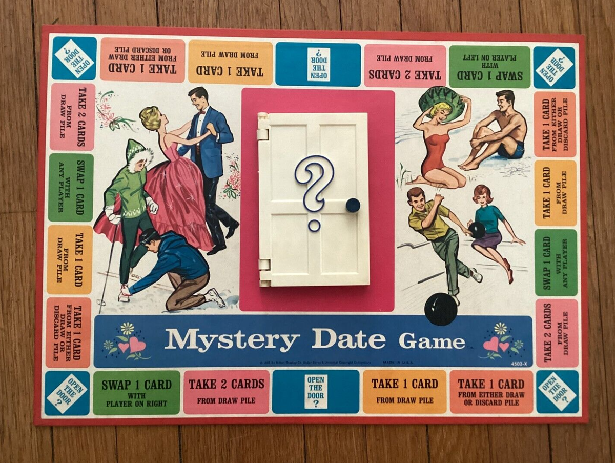 GAME BOARD ONLY For 1965 MYSTERY DATE Board Game EBay