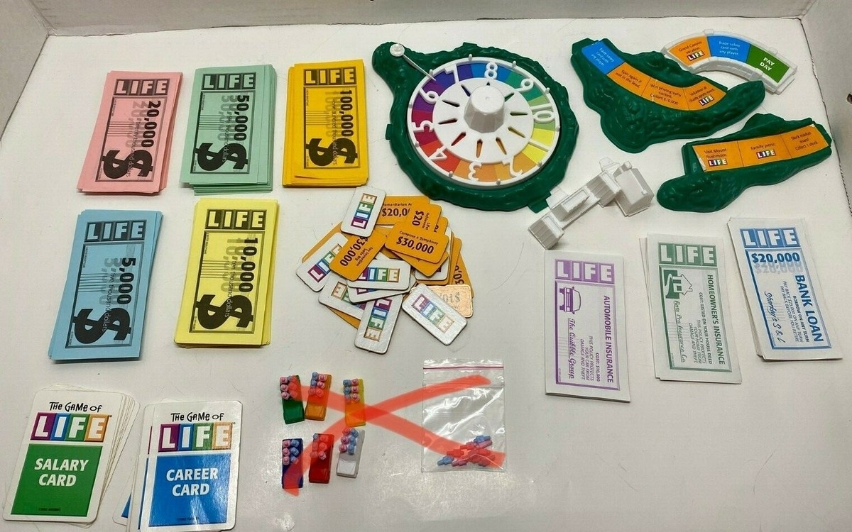 Game Of Life Board Game 2002 2005 Editions Parts Pieces Only You Choose EBay
