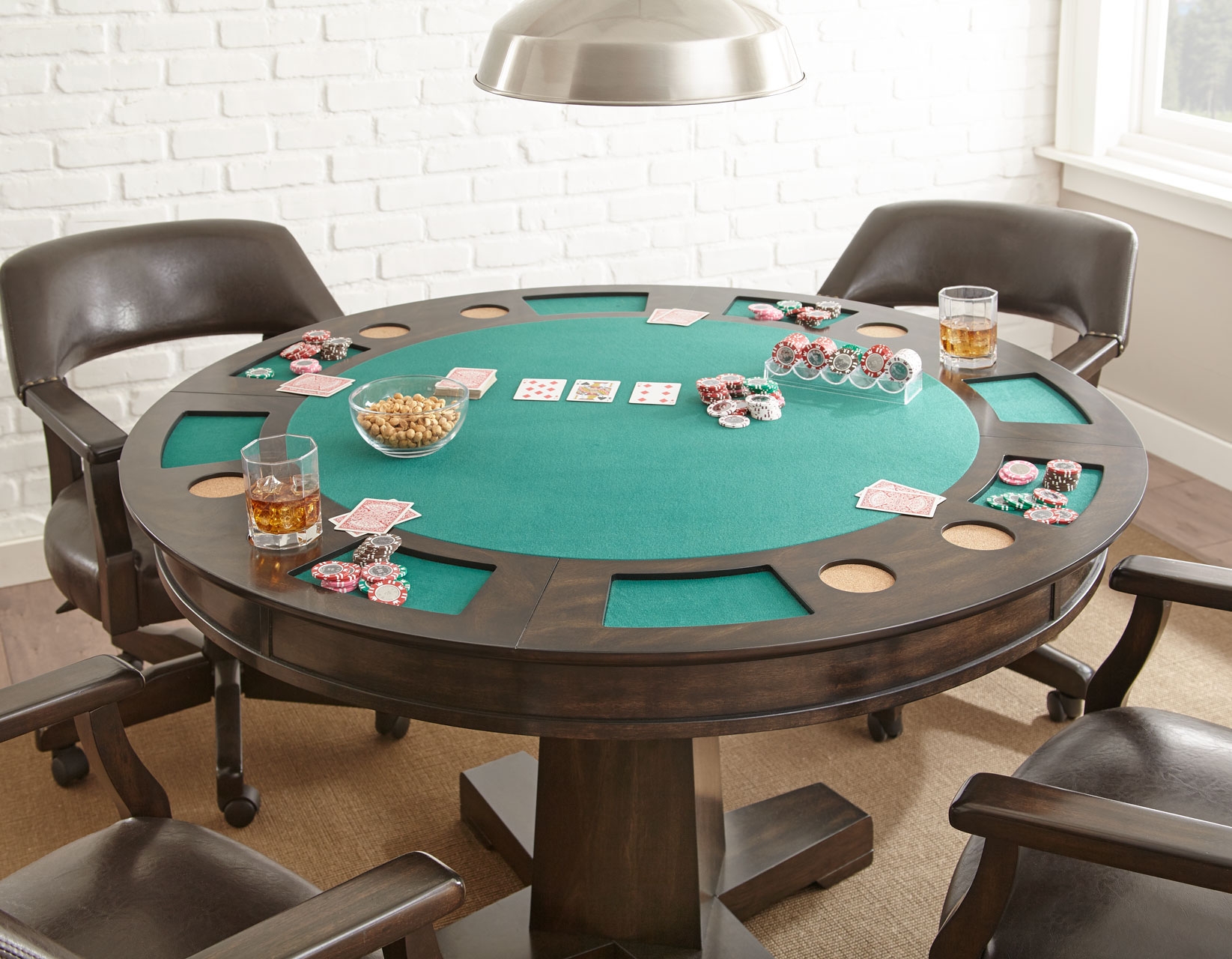 Game Table And Chairs Ruby 6 Piece Steve Silver Company