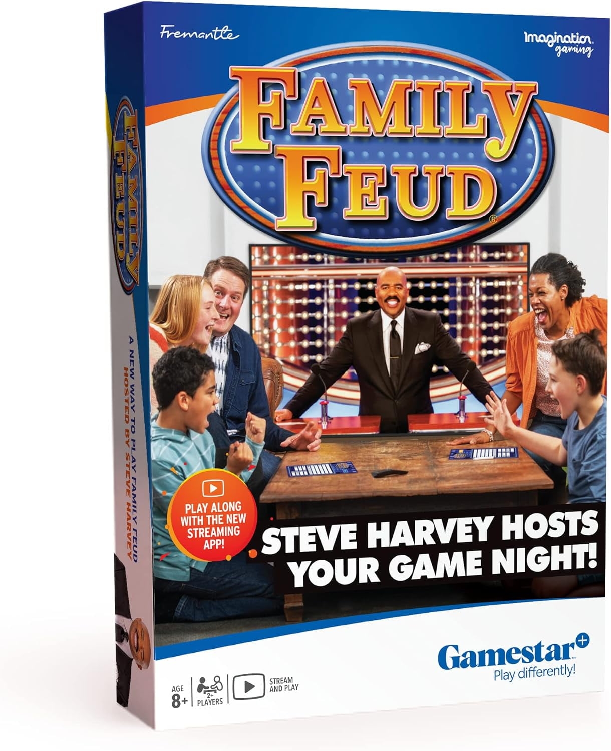 Gamestar Family Feud With Steve Harvey Home Play Board Game Edition Walmart