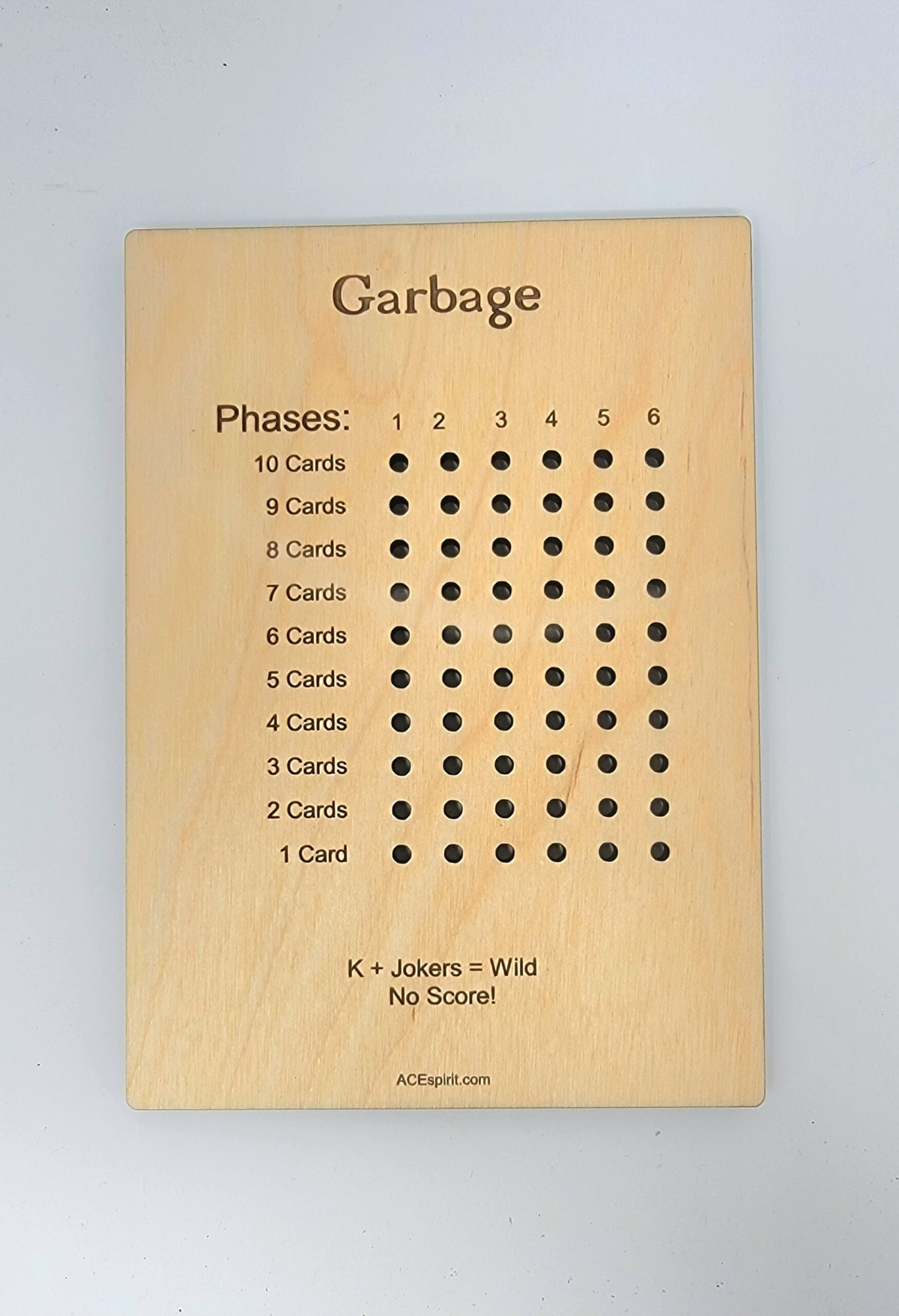 card game garbage rules