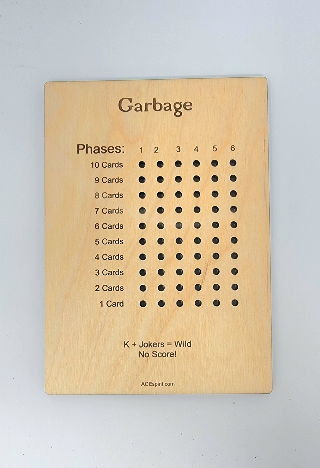 rules to the card game garbage